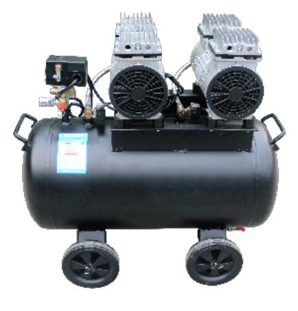 COMPS康姆普斯移動(dòng)式低噪音全無(wú)油小型空壓機(jī)TE602-50L
