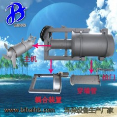 QJB-W2.5/6 店長(zhǎng)推薦 強(qiáng)力攪拌泵 帶拍門過墻混合液回流泵